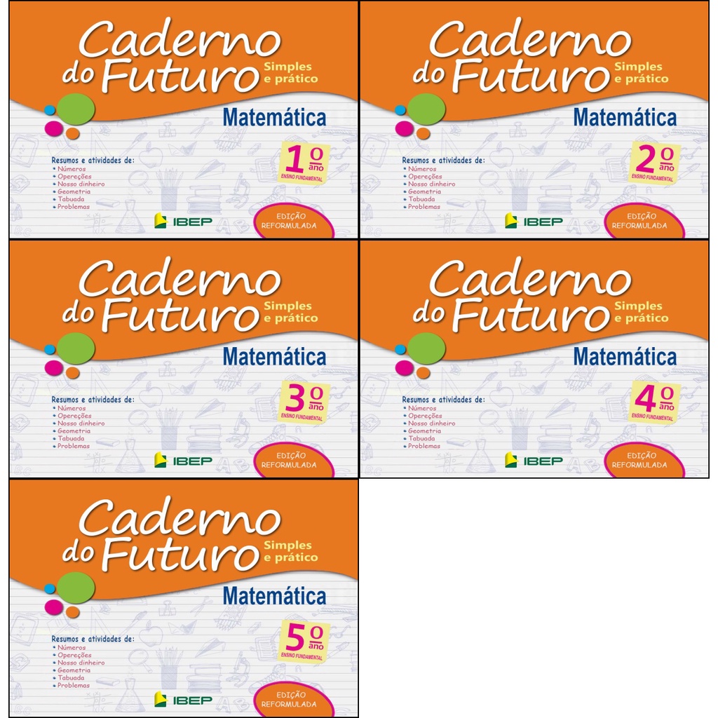 Caderno Do Futuro Matemática 1 Ao 5 Ano Do Aluno (sem Resposta ...