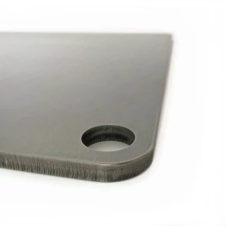 Chapa pizza pedra refratária de aço para forno doméstico - 40x35,5cm (9mm) Chapa Pro
