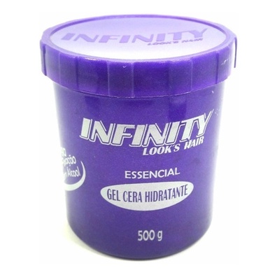 Gel Cera Hidratante Infinity Look's Hair 500gr | Shopee Brasil