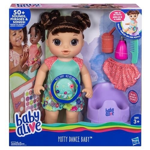 Baby alive doll store brunette