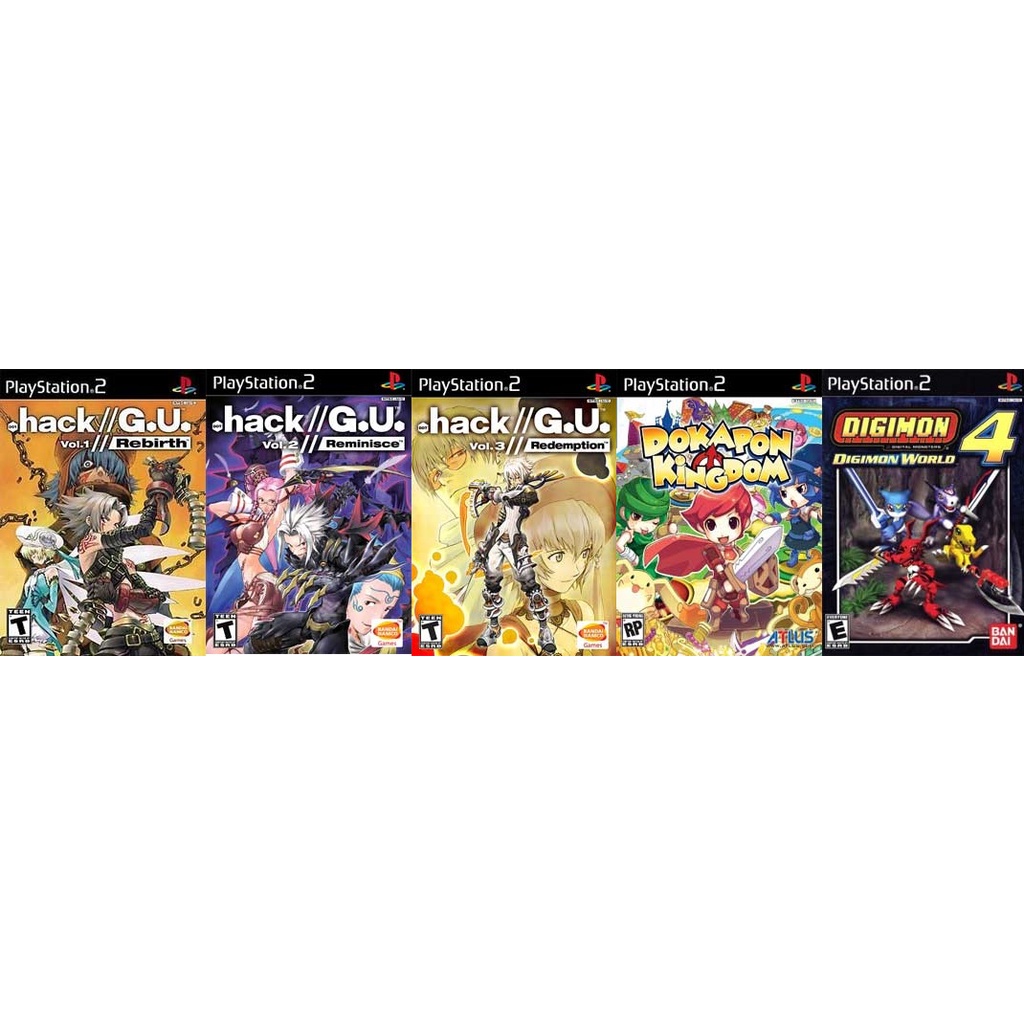 5 Jogos Ps2 Rpg Hack Gu Dokapon Digimon y | Shopee Brasil