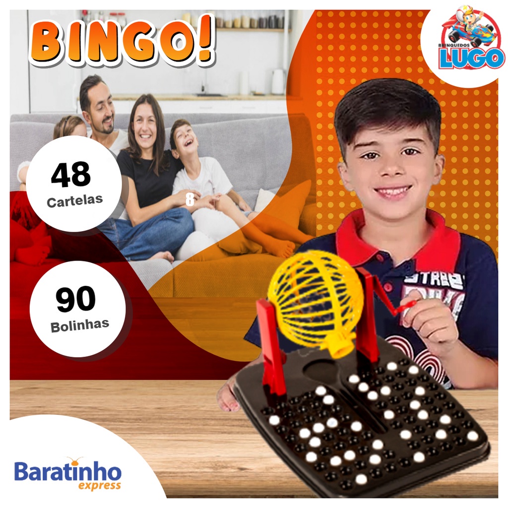 Bingo Jogo De Mesa 48 Cartelas Toia Brinquedos