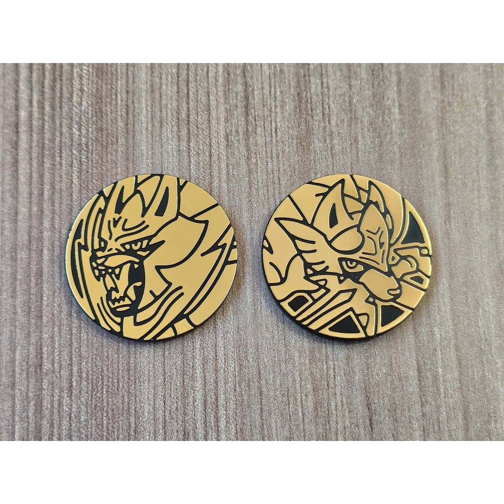 2 Pokemon moeda - zamazenta - zacian