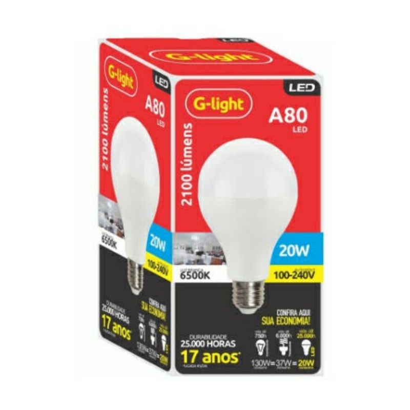 LAMPADA G-LIGHT LED ENCE A80 20W E27 6500K