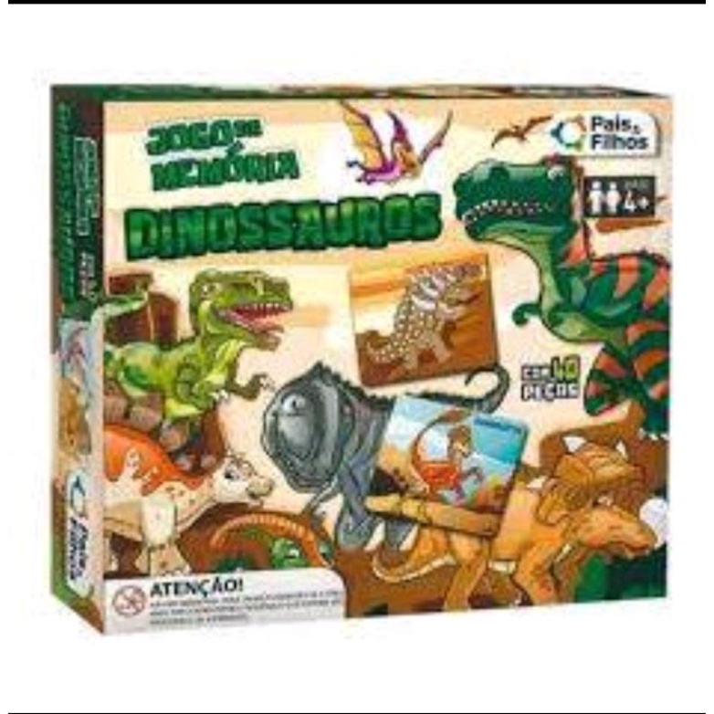 Lembrancinhas Jogos da Memória Dinossauro mdf Cru