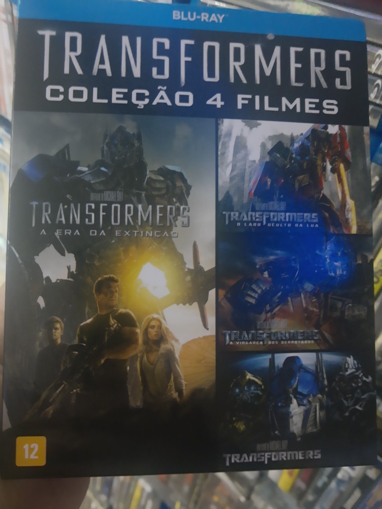 Blu-ray - Transformers - Coleção com 4 Filmes