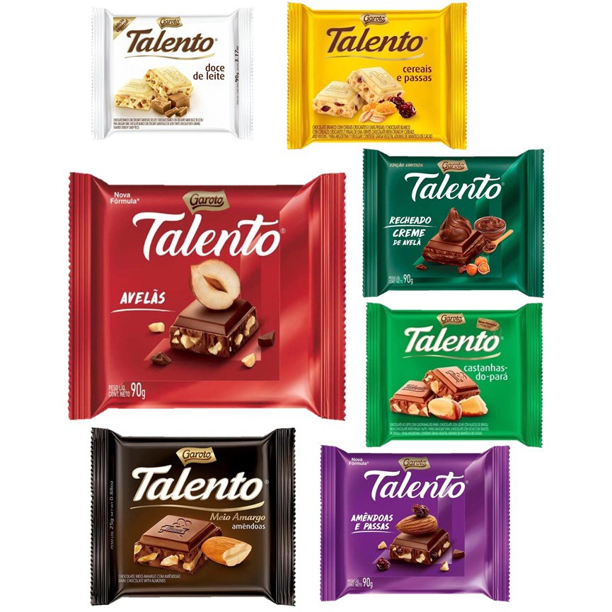 Chocolate Talento Garoto 90g Shopee Brasil