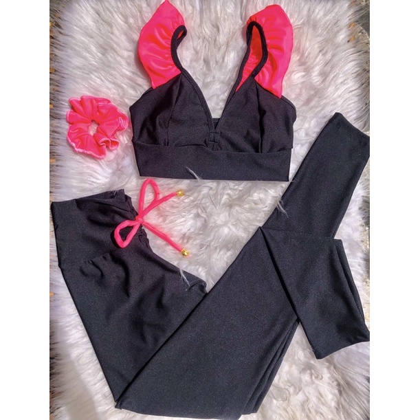 Bonitinho Sexy Rosa forma do corpo vestuário de fitness vestuário