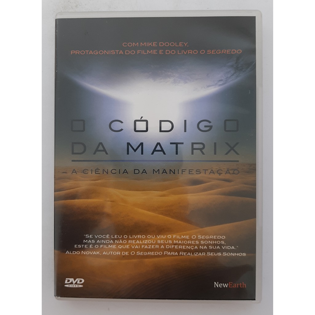 DVD O Código da Matrix - Ciência Da Manifestaçao | Shopee Brasil