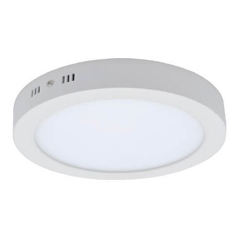 PLAFON DE SOBREPOR COM LED REDONDO 12W 17 CM