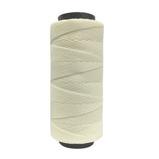White Metallic - 1.00 mm - Linhasita Waxed Polyester Cord (PE-4)