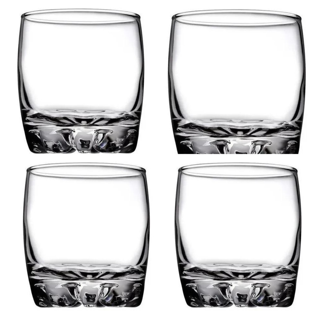 Conjunto De 4 Mini Copos Shot Dose De Whisky 80ml Fratelli Shopee Brasil