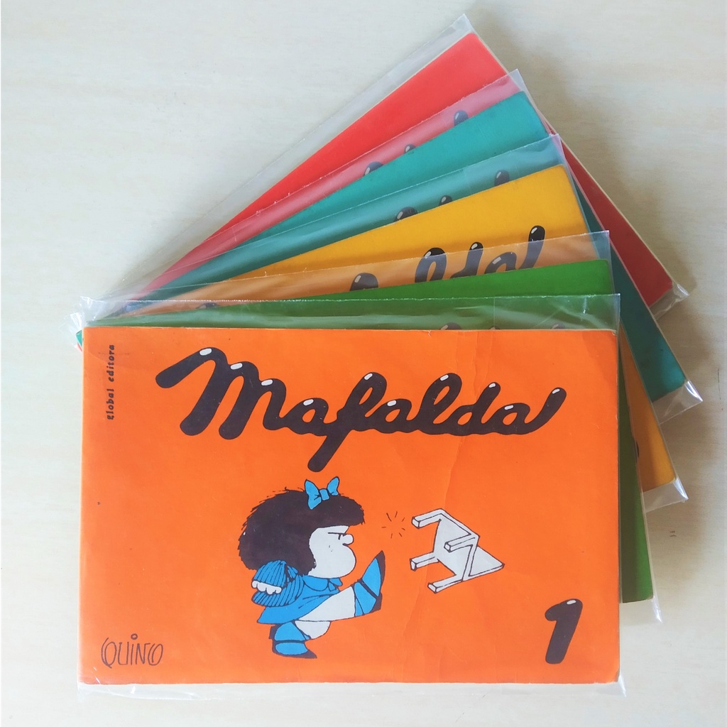 Coleção Completa Mafalda Global Editora Quino Hq Shopee Brasil 3525