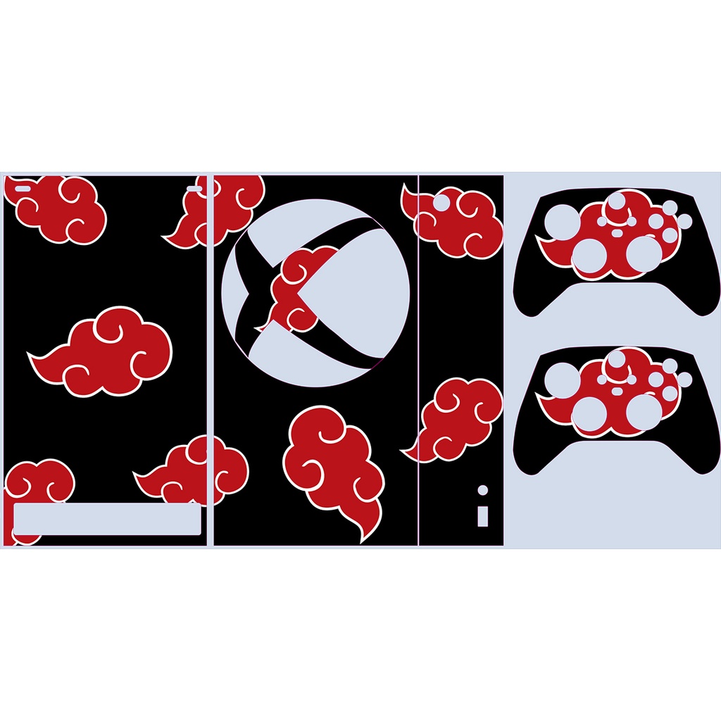 Skin Adesiva Xbox Series S Naruto Akatsuki Shopee Brasil