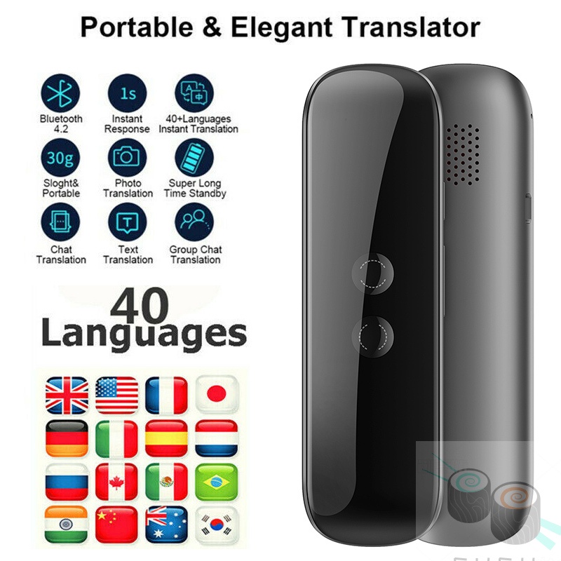 Compre T10 offline tradutor de voz inteligente portátil 137 idiomas tradutor  em tempo real sem internet máquina inter-tradução
