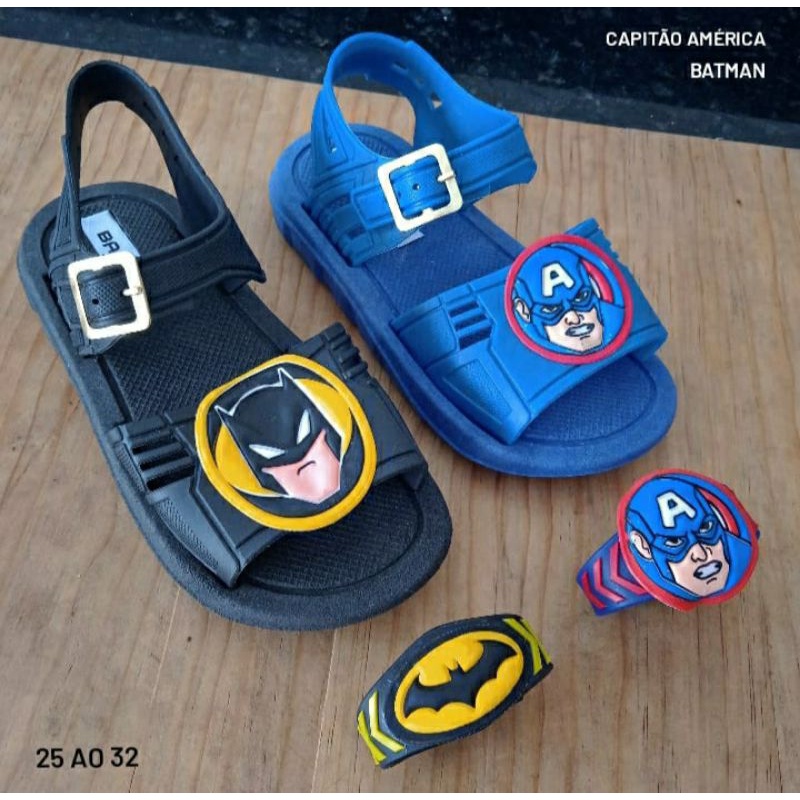 PAPETE INFANTIL MENINO,BATMAN,CAPITÃO AMERICA,LEVE,MACIA,CONFORTAVEL,BARATO