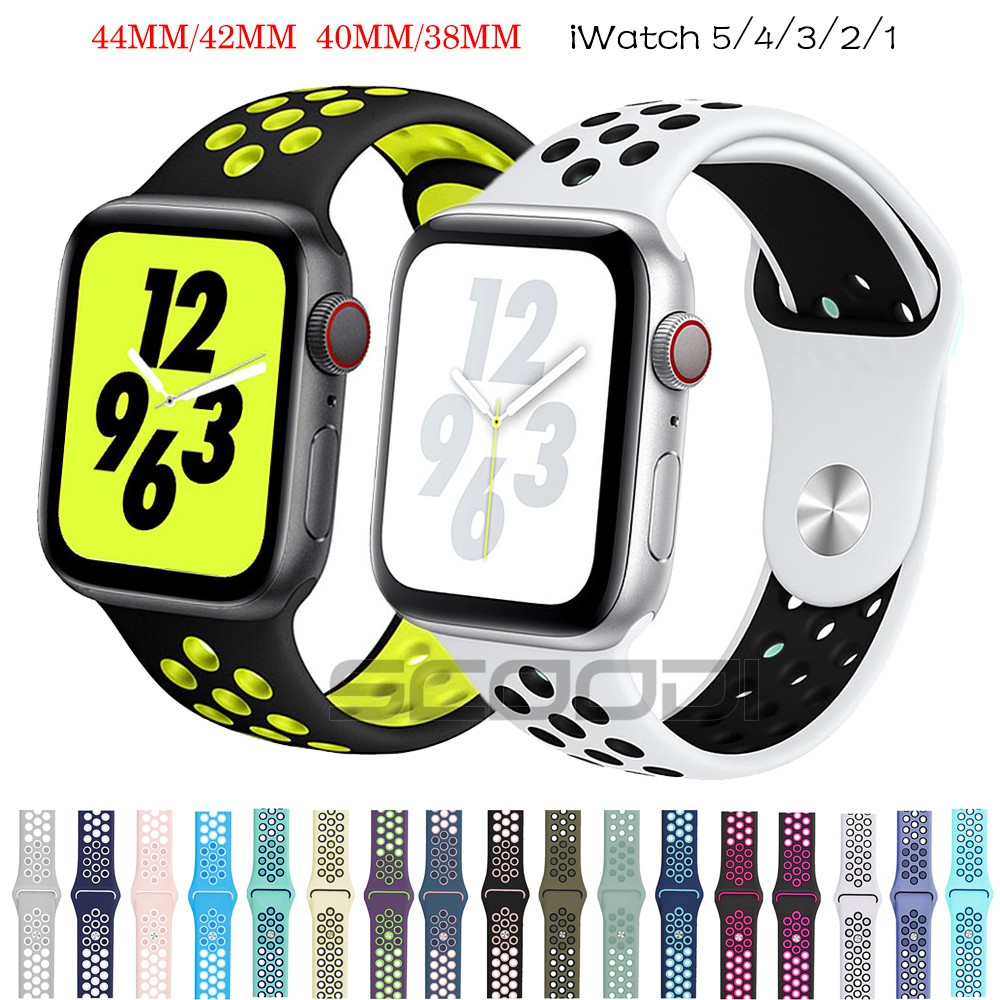 Pulseira Sport em Silicone para relógio Apple Watch 42mm Series 3