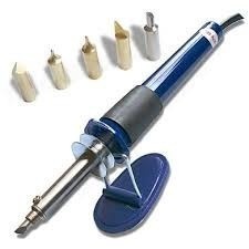 Pirografo Gravador E Soldador Grava Madeira Couro 5 Pc 127v