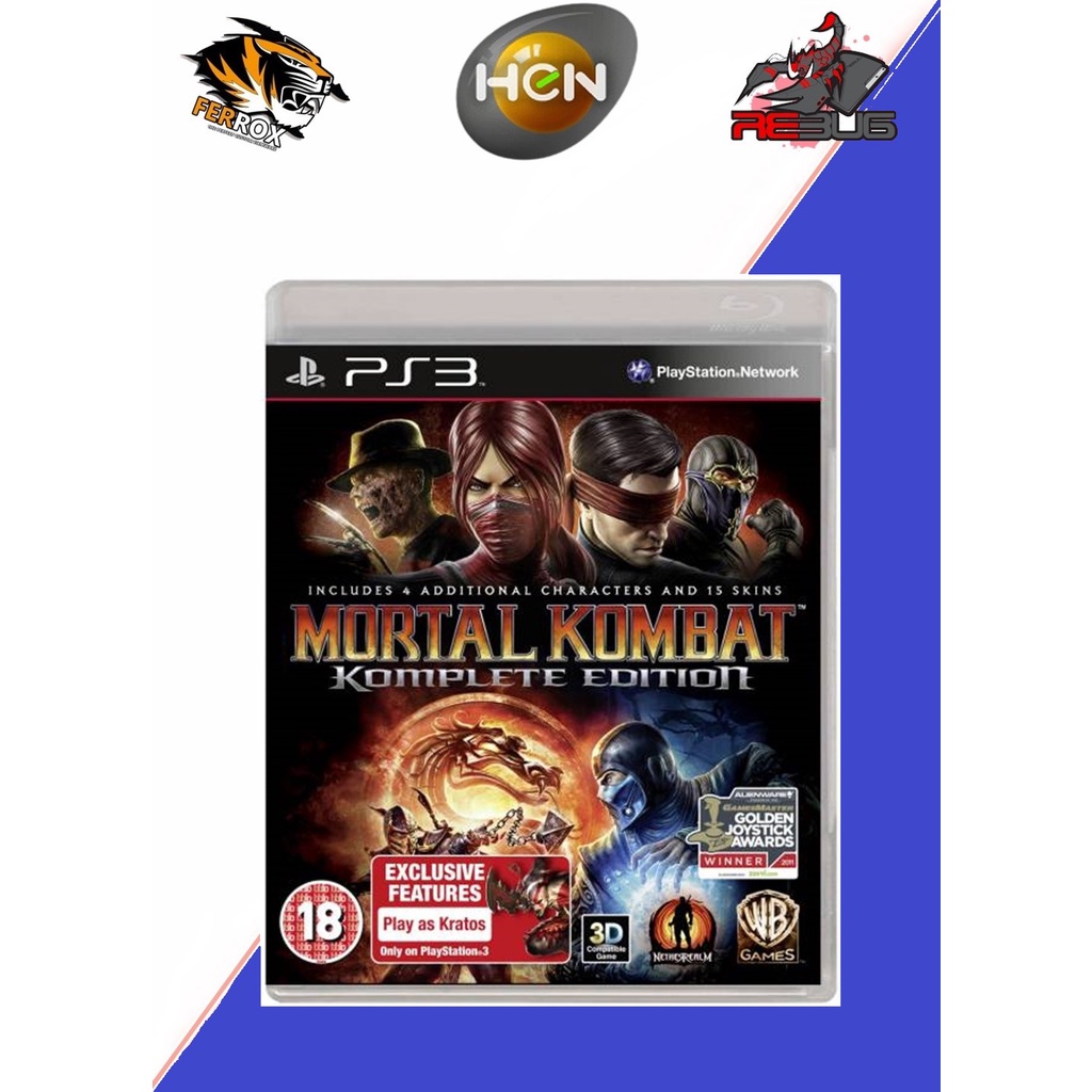 Mortal Kombat Komplete Edition Mk9 - Jogo Digital Ps3