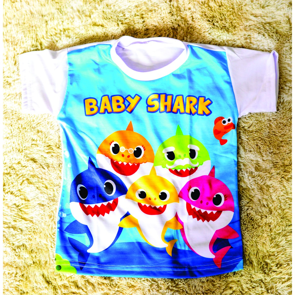 camisa Camiseta Infantil Personalizadas baby shark Crian as