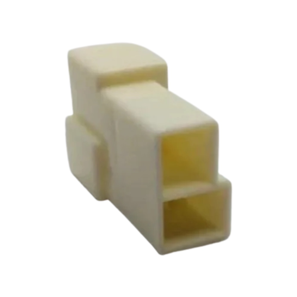 10 - Conector Plug 2 Vias Faston Em T Macho 6,3 Mm