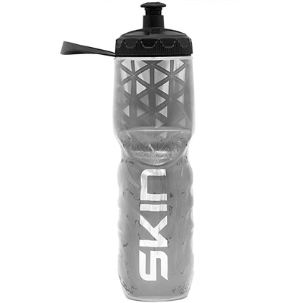 Caramanhola térmica 710ml bike skin preto ciclismo corrida caminhada mtb speed triathlon squeeze garrafinhaa