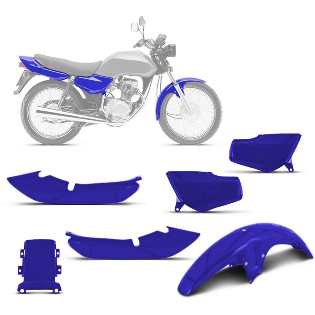 Kit Carenagem Cg Titan 125 1995 1996 1997 1998 1999 Pro Tork Peças