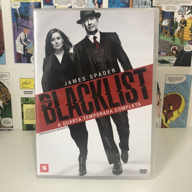 DVD: The Blacklist - Quarta Temporada Completa / 6 Discos / Seriado ...