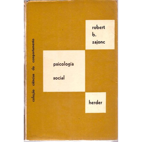 Psicologia Social - Robert B. Zajonc | Shopee Brasil