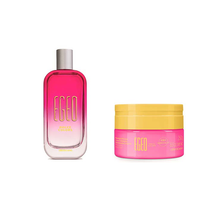 Combo Egeo Dolce Colors: Des Colônia 90ml + Merengue Mousse Creme ...
