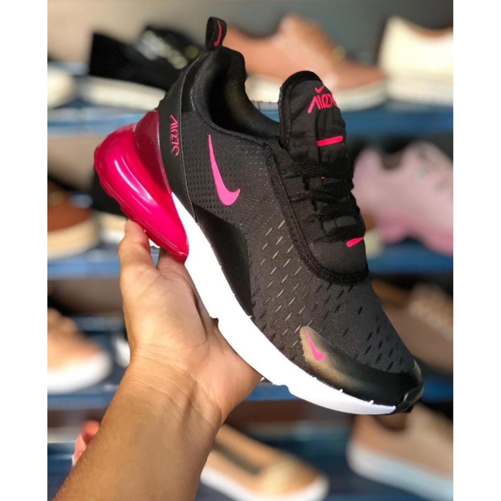 Air max 270 preto hot sale feminino