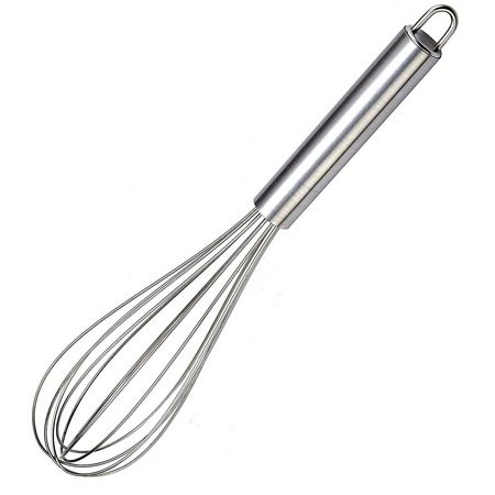 Batedor De Ovos 28Cm gourmet Fouet Omelete Bolo Cozinha Aço 