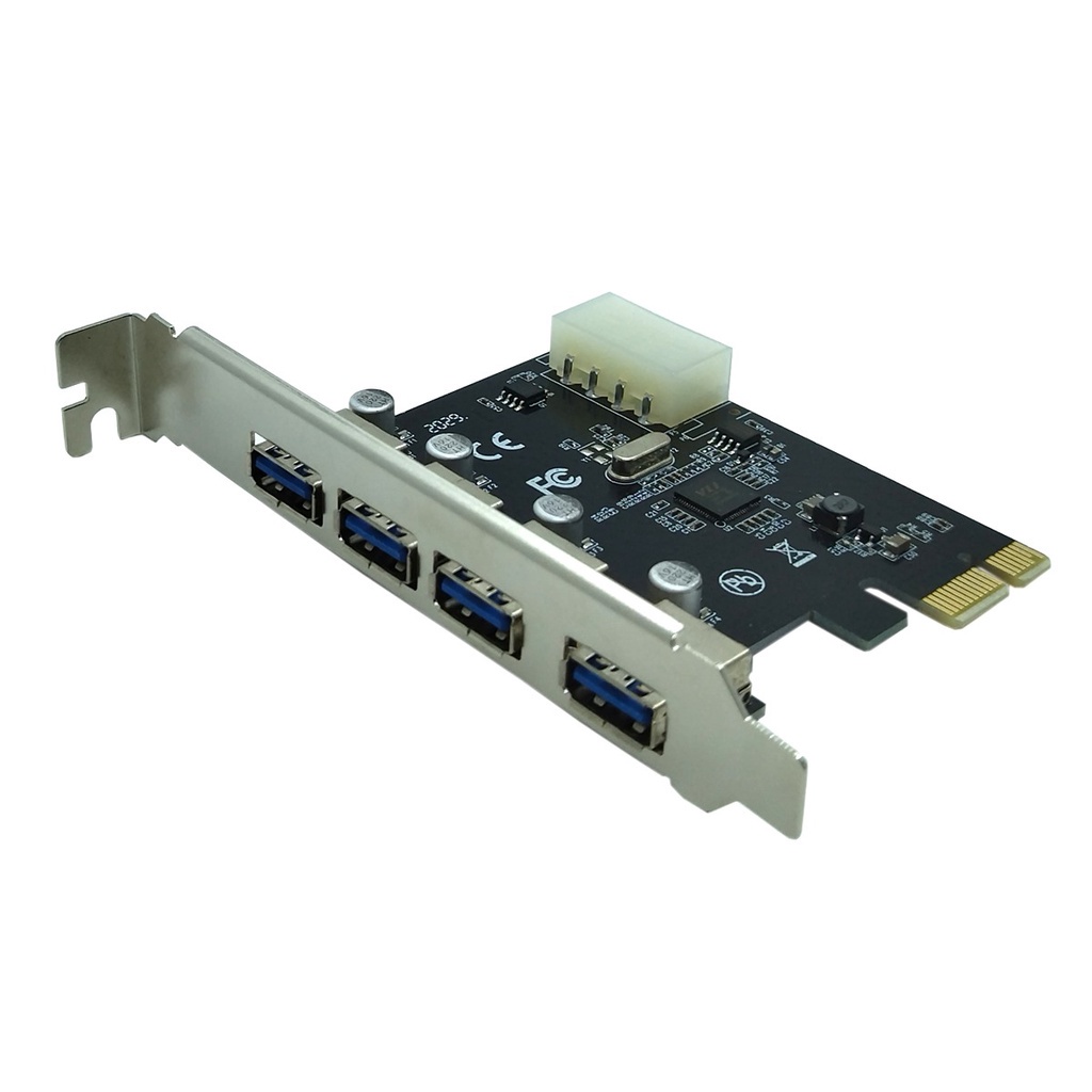 Placa Usb 3.0 Pci-e 4 Portas 5gbps Pci-Express PC LT-612 | Shopee Brasil