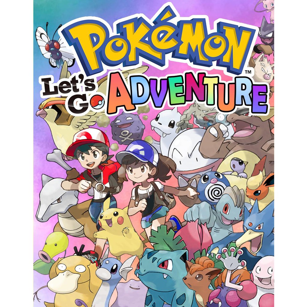 Pokemon Lets go Adventure Board Game