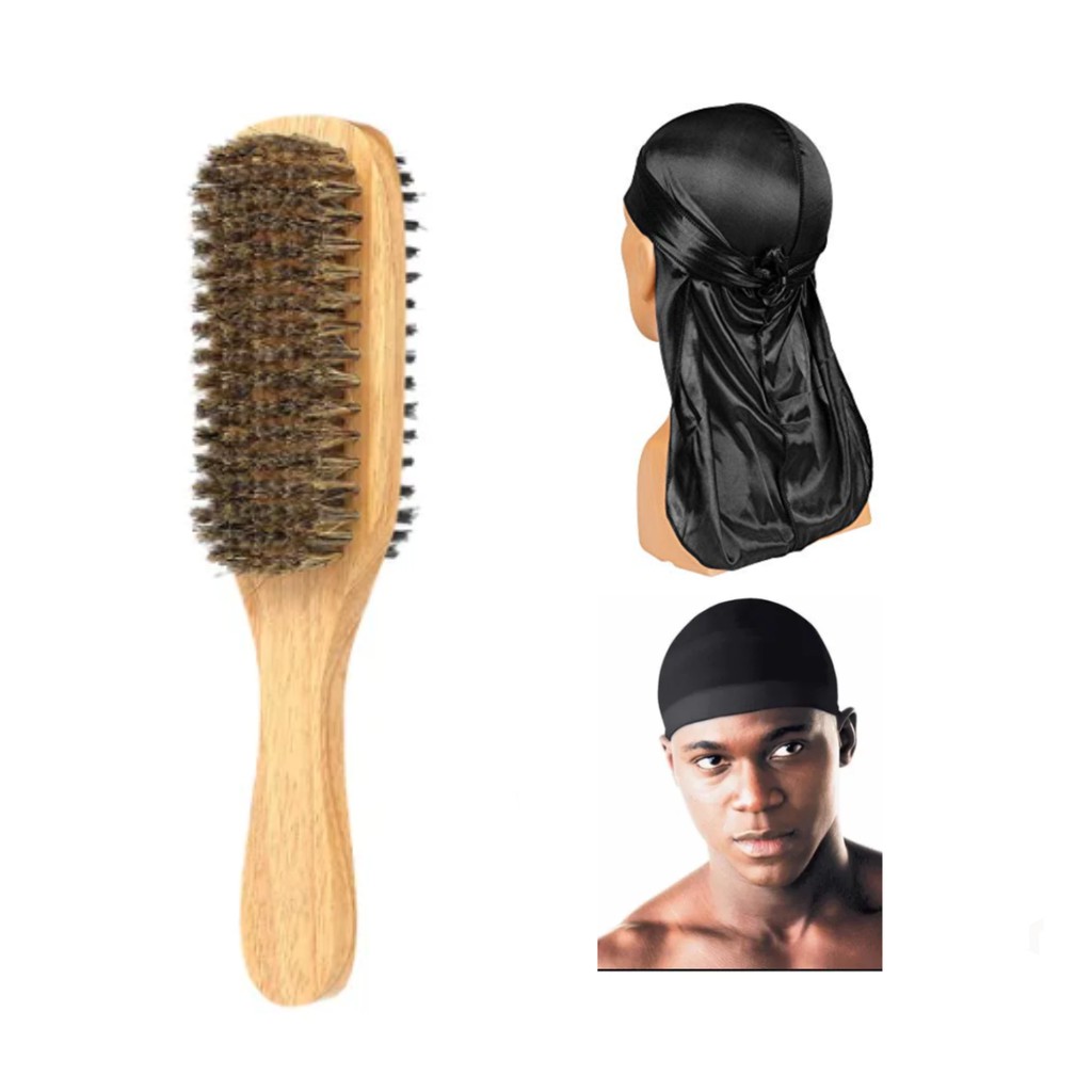 Kit Para Waves Completo- Durag de silk/Escova dupla (ENCOMENDA