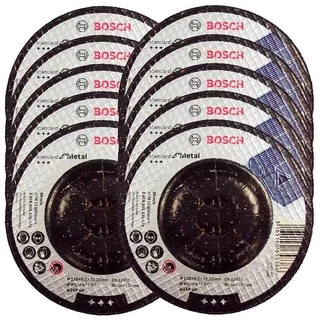 Disco de Desbaste Metal 4.1/2 POL x 1/4 POL Furo 7/8 POL Standard com 10 Peças BOSCH