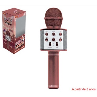 Microfone Bluetooth Sem Fio Star Voice Karaokê Zoop Toys