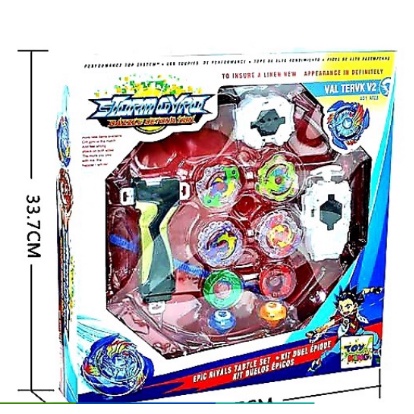 Bleyblade Arena Conjunto De Brinquedo Com 8 Peões - R$ 139,9