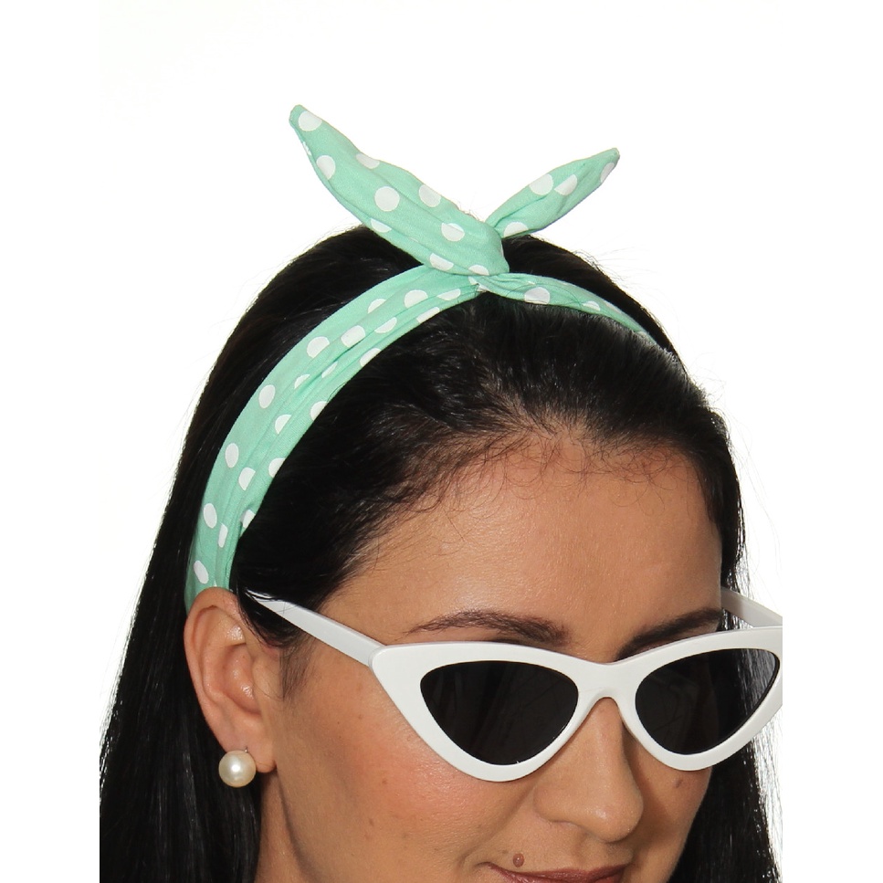 Tiara Cabelo Arame Bola Retrô Anos 60 Bolinhas Anitta Sexy Vcb Shopee