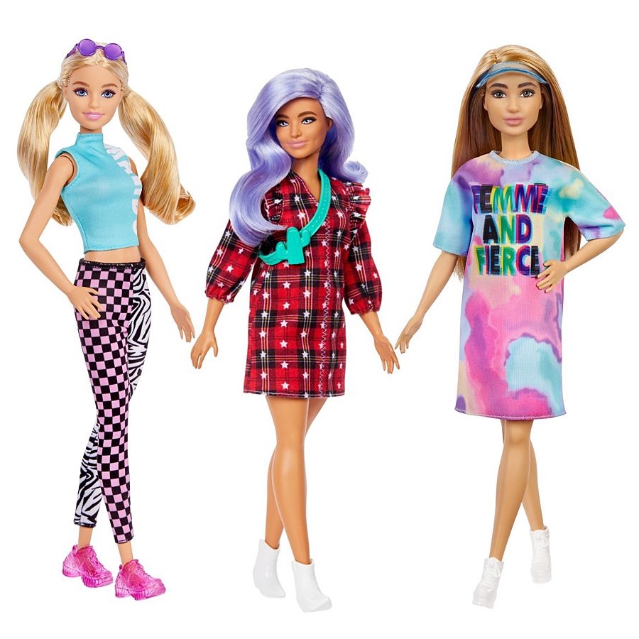 3 store barbie dolls