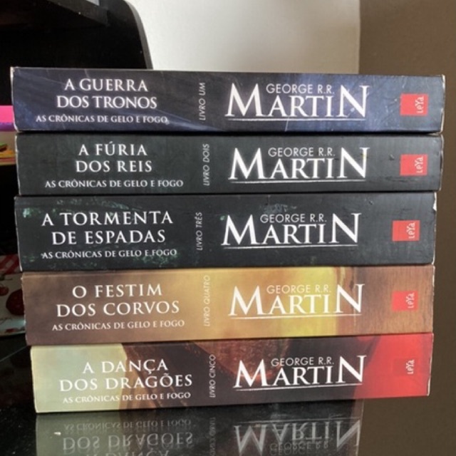 As Crônicas de Gelo e Fogo - Coleção completa | Shopee Brasil