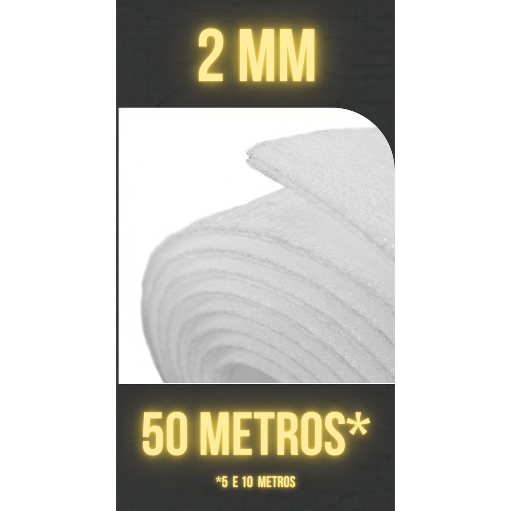 Manta polietileno expandido 2mm forte duplo revestimento Piso laminado espuma pack