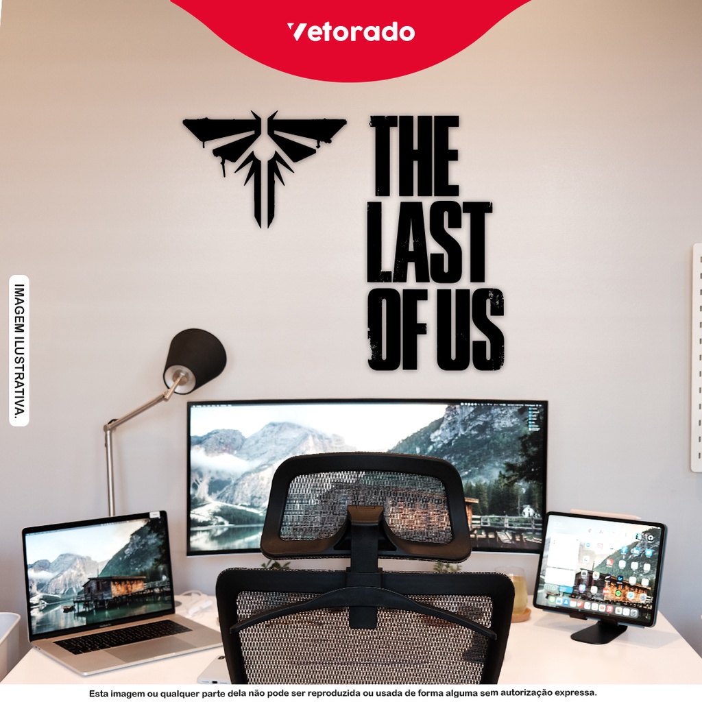 Quadro Decorativo The Last of Us Part Papel Envelhecido - Fran