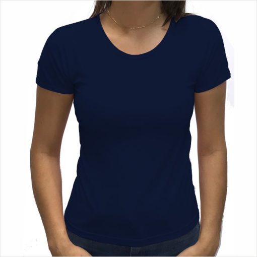 Camiseta lisa hot sale feminina atacado