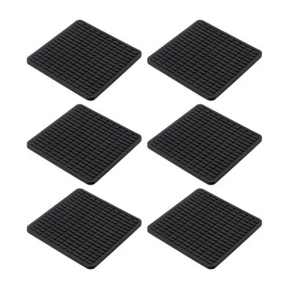 6 Porta Copos Quadrados 9 Cm Emborrachados Decore Sua Casa Retém O Líquido O Melhor Do Brasil