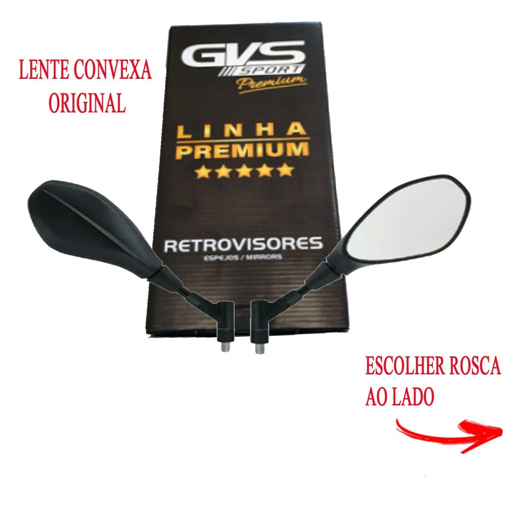 Retrovisor Gvs Modelo Giro Bmw Gs F Lente Convexa Shopee Brasil