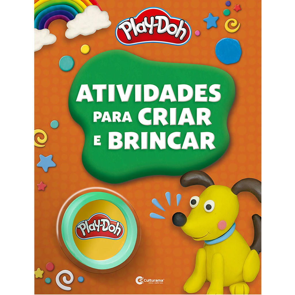 Livro infantil colorir aquarela Time de Heróis + massinha com forminhas  para modelar em Promoção na Americanas