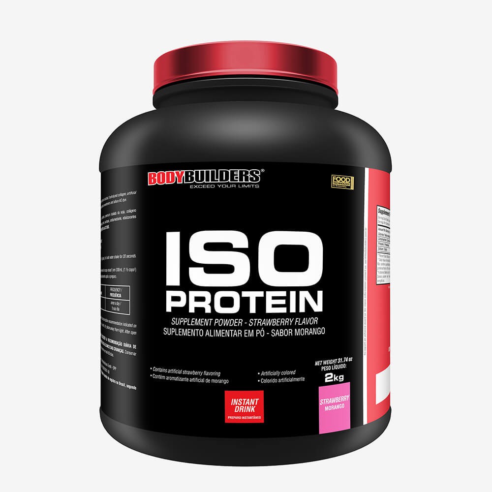 Whey Protein Isolado Iso Protein 2kg – Bodybuilders Suplemento para academia e musculação