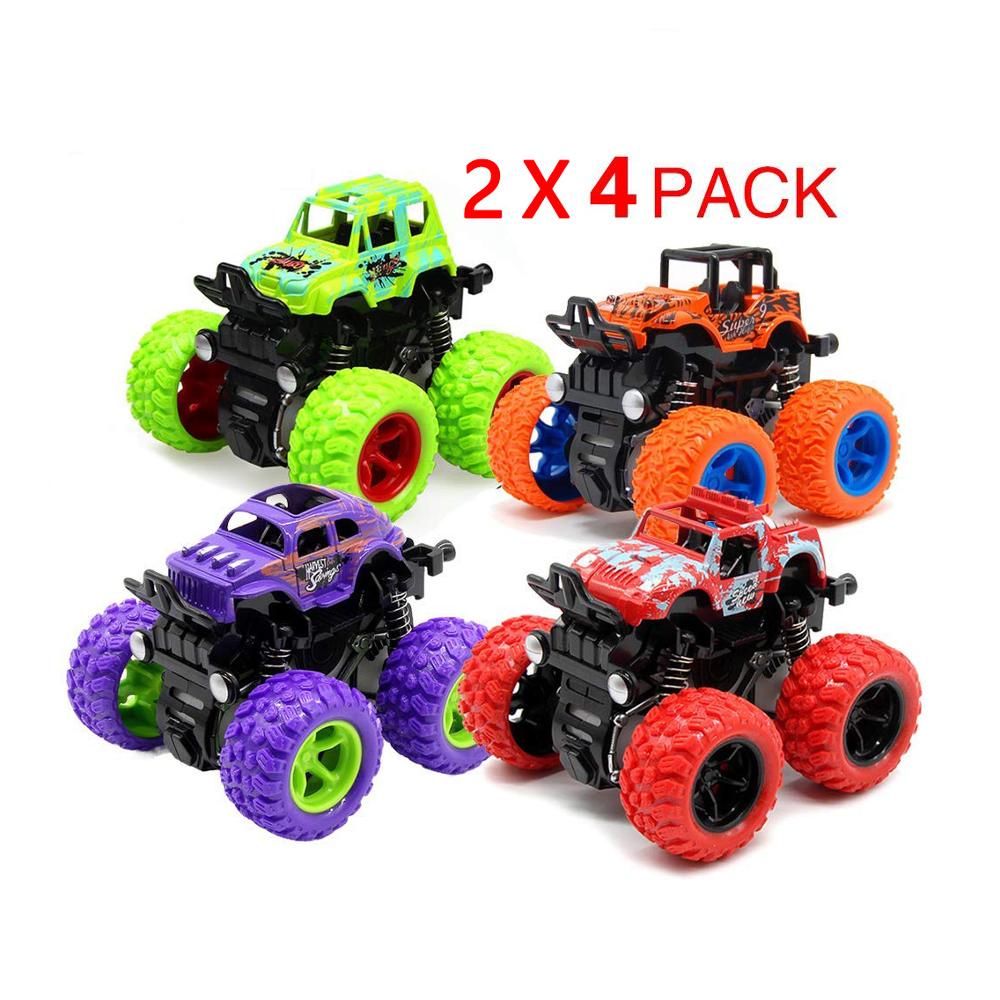 Kit 4 Carrinhos Monster Zap Fricção Miniaturas Premium | Shopee Brasil