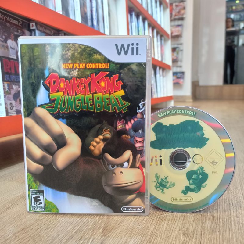 NEW PLAY CONTROL! Donkey Kong Jungle Beat, Wii, Jogos